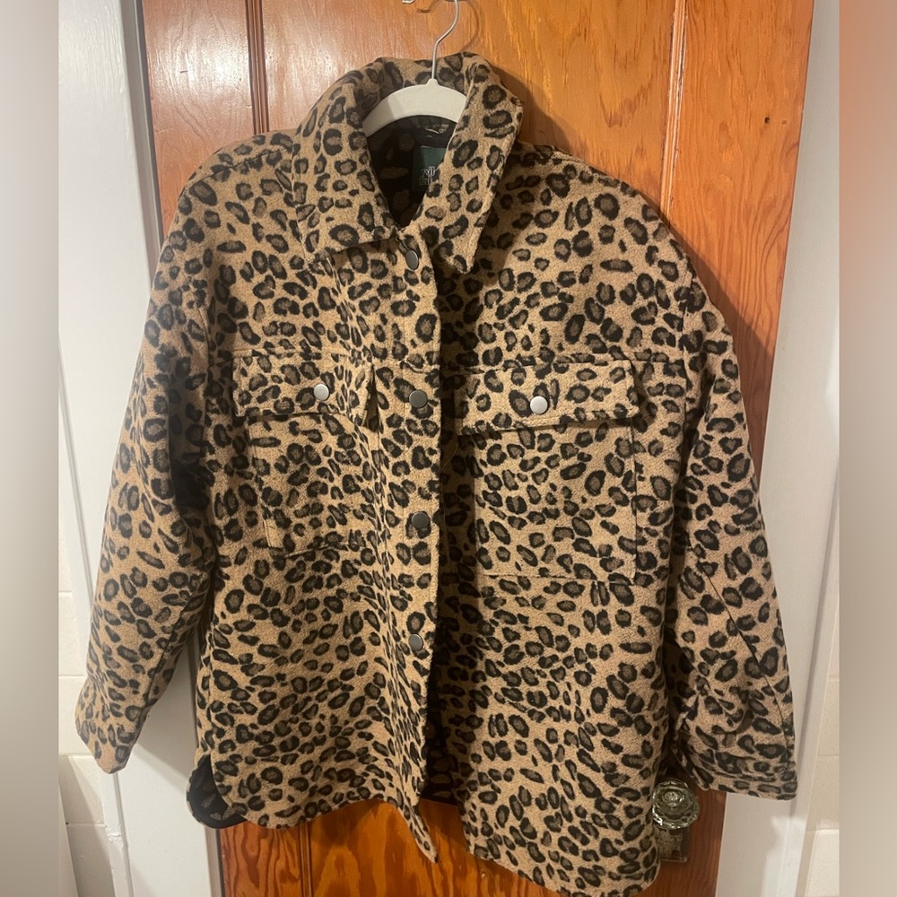 Wild Fable Cheetah Shacket